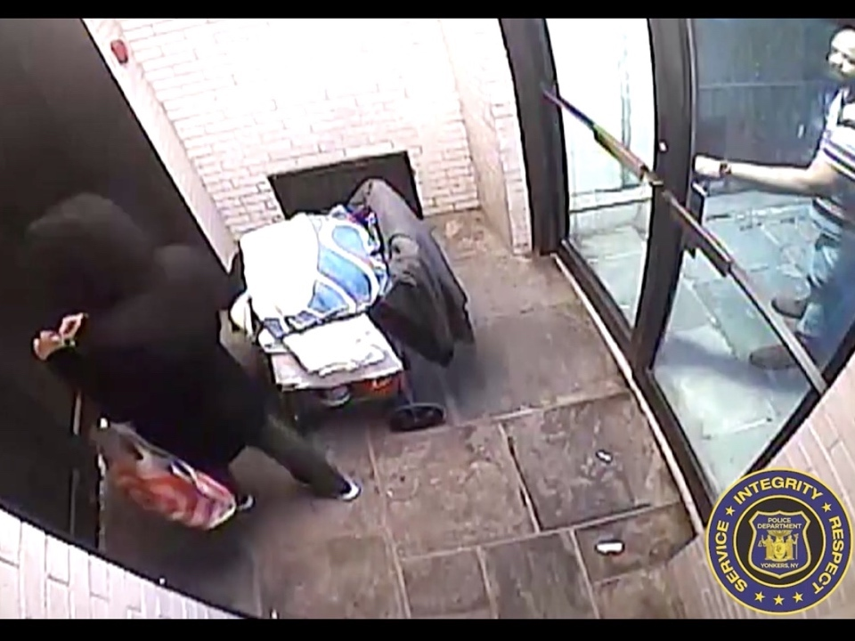 Police said that the victim was attacked in front of her own home. 