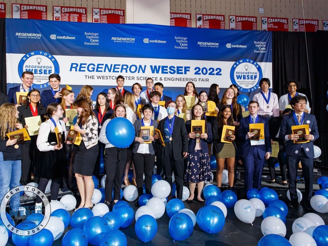 The three WESEF grand prize winners were Edith Bachmann, Jack Blackmar and Gabriella Colabello. Along with seventeen other finalists from the Hudson Valley, they will present their research at ISEF this May in Atlanta.