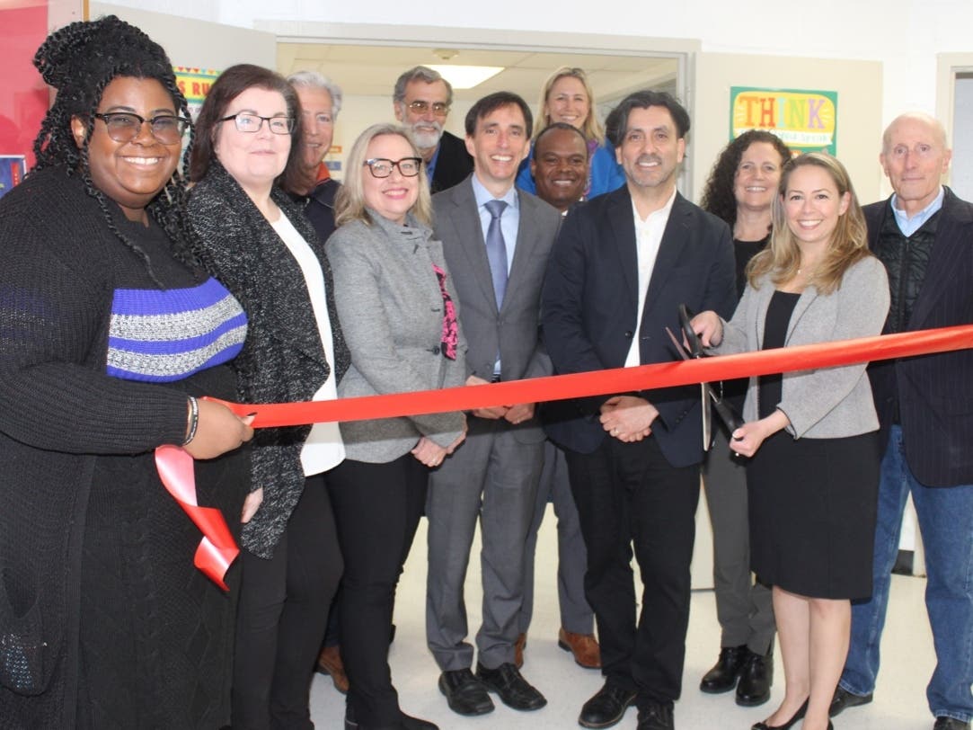 The property owner refurbished the community room  and collaborated with the city and HOPE to create the afterschool program.