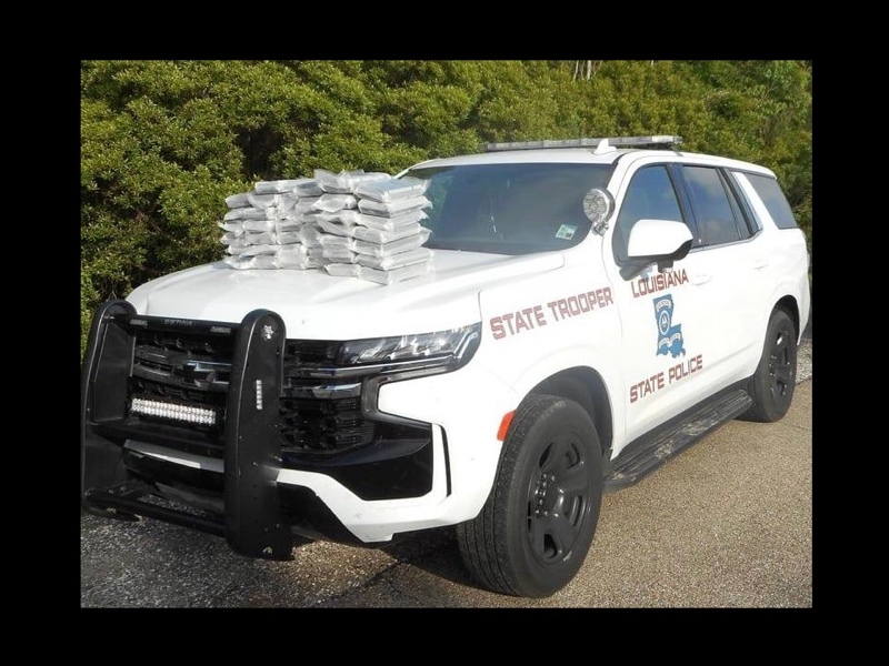 This is what $5.5 million in cocaine looks like, according to Louisiana State Troopers. 