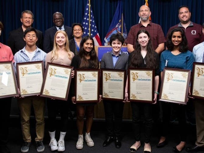 Do you have an official proclamation from the Westchester County Executive? These impressive teenagers do.   