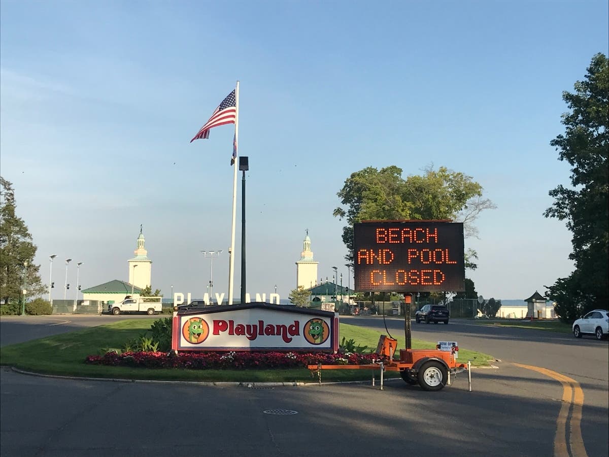 Most Westchester residents will not be permitted to use what is billed as the county's most visited stretch of beach this Independence Day holiday weekend.   