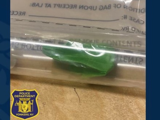 The bad batch is apparently packaged in a distinct green envelope like the one pictured here, authorities said in an alert released on Tuesday.  