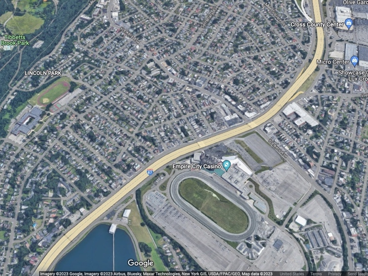 The crash near the Empire City Casino took a life. 