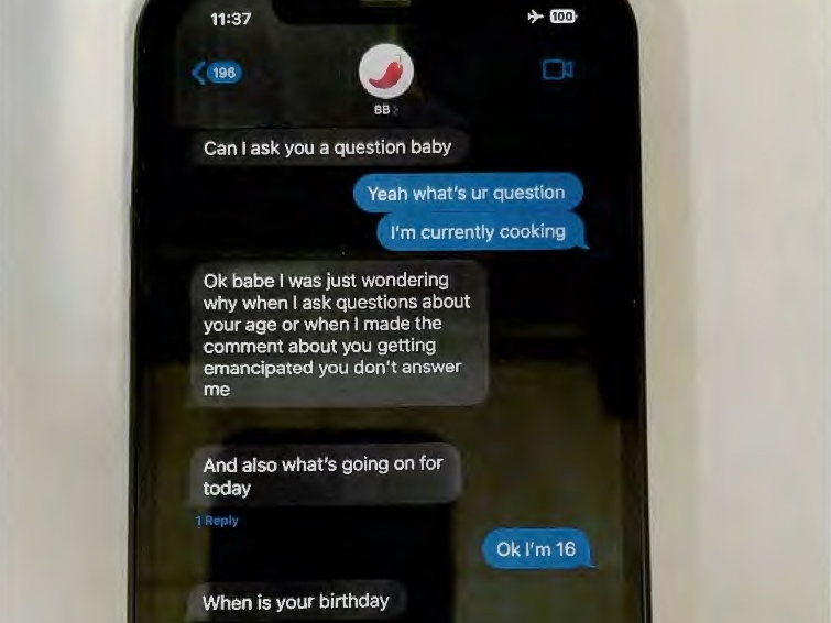 According to the complaint filed on Thursday, on Wednesday, Lord persuaded and enticed a 15-year-old, who he had met and communicated with through an online app, to engage in sexual activity with him. 