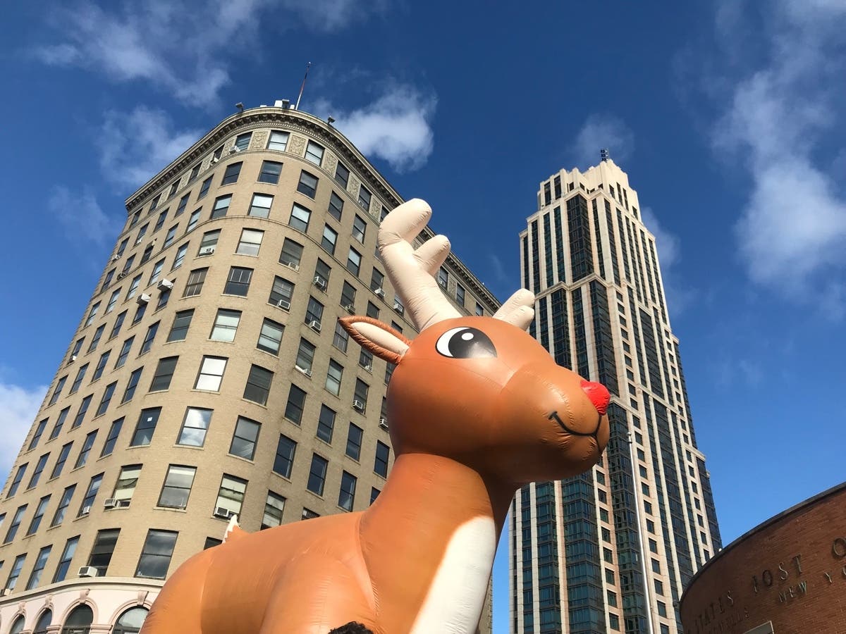 Rudolph is really big in these parts.