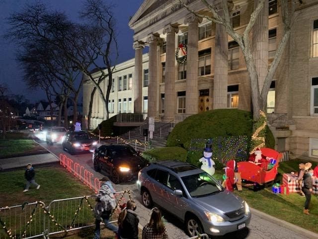 When your name is "Santa," you can park your sleigh anywhere you please.  