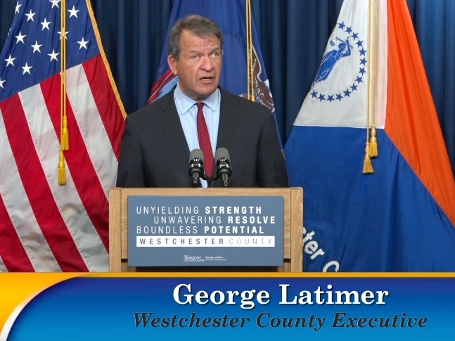 In remarks following his return from a four-day trip to Israel, County Executive Latimer focused on the need to protect democracy here at home.