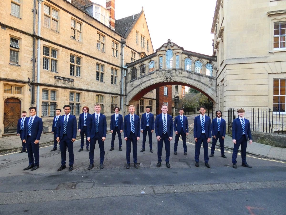 Out of the Blue is on a tour of the U.S. again this spring, and the group will be making a return visit to New Rochelle. 