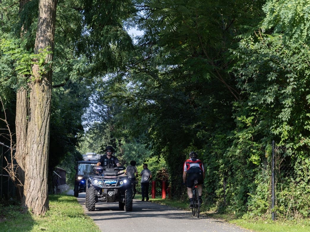 During the enforcement action on Wednesday, officers were deployed on the South County Trailway and Bronx River Pathway, as well as at locations on adjacent streets where the pathways can be accessed, according to police officials. 