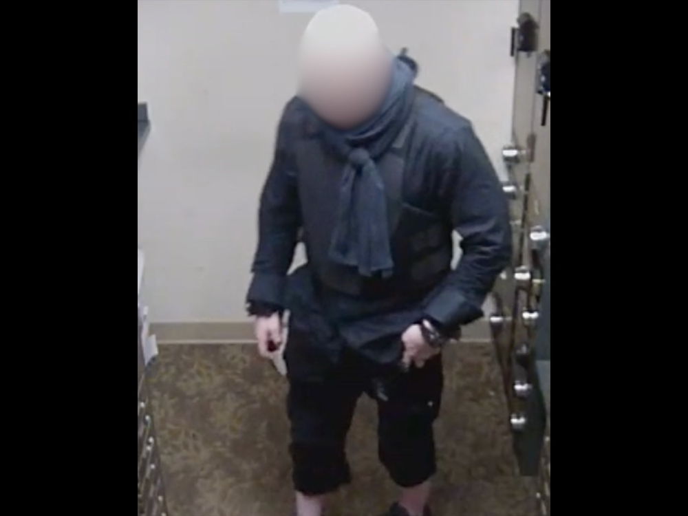 Deputies responded to a Town of Southeast bank after being contacted by bank officials about a customer's concerning behavior, including frequent access to safe deposit boxes and wearing what seemed to be a bulletproof vest.