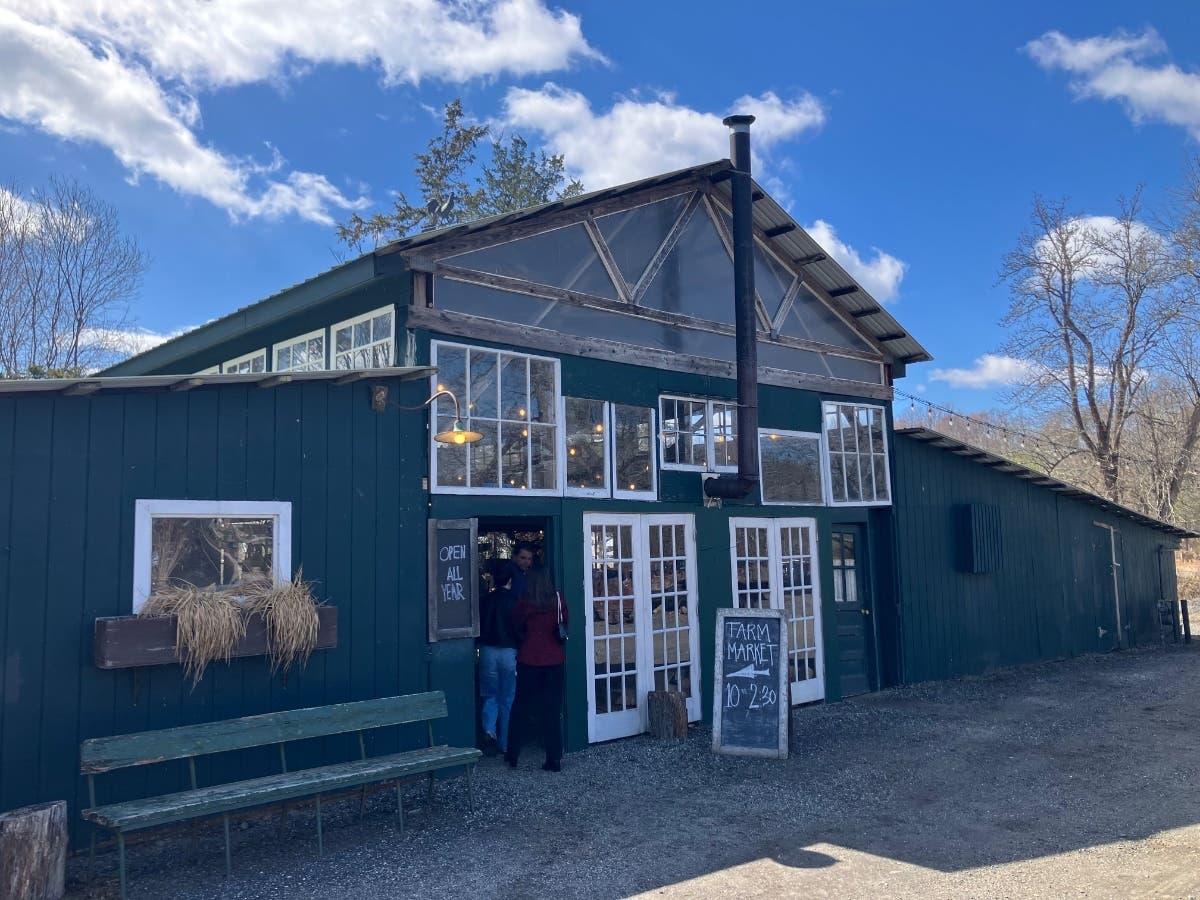 Blooming Hill Farm welcomes visitors through a weekly farm stand, a full-service restaurant, and as a seasonal event venue.