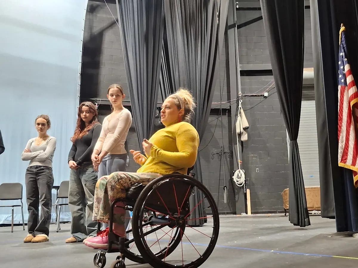 Tony Award winner Ali Stroker, whose career has been nothing short of revolutionary, visited Briarcliff High School theatre students.