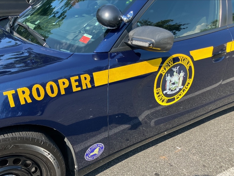 Troopers responded to I-287, near Exit 5 eastbound, after receiving a report about a disturbance involving a rideshare.