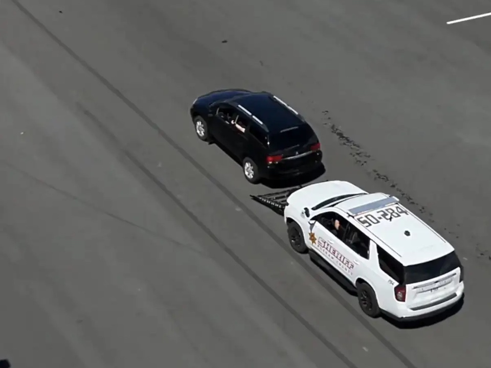 The Grappler works s by deploying a net under a police car's front bumper to entangle the suspect vehicle’s rear wheel, allowing law enforcement to bring the fleeing vehicle to a controlled stop.