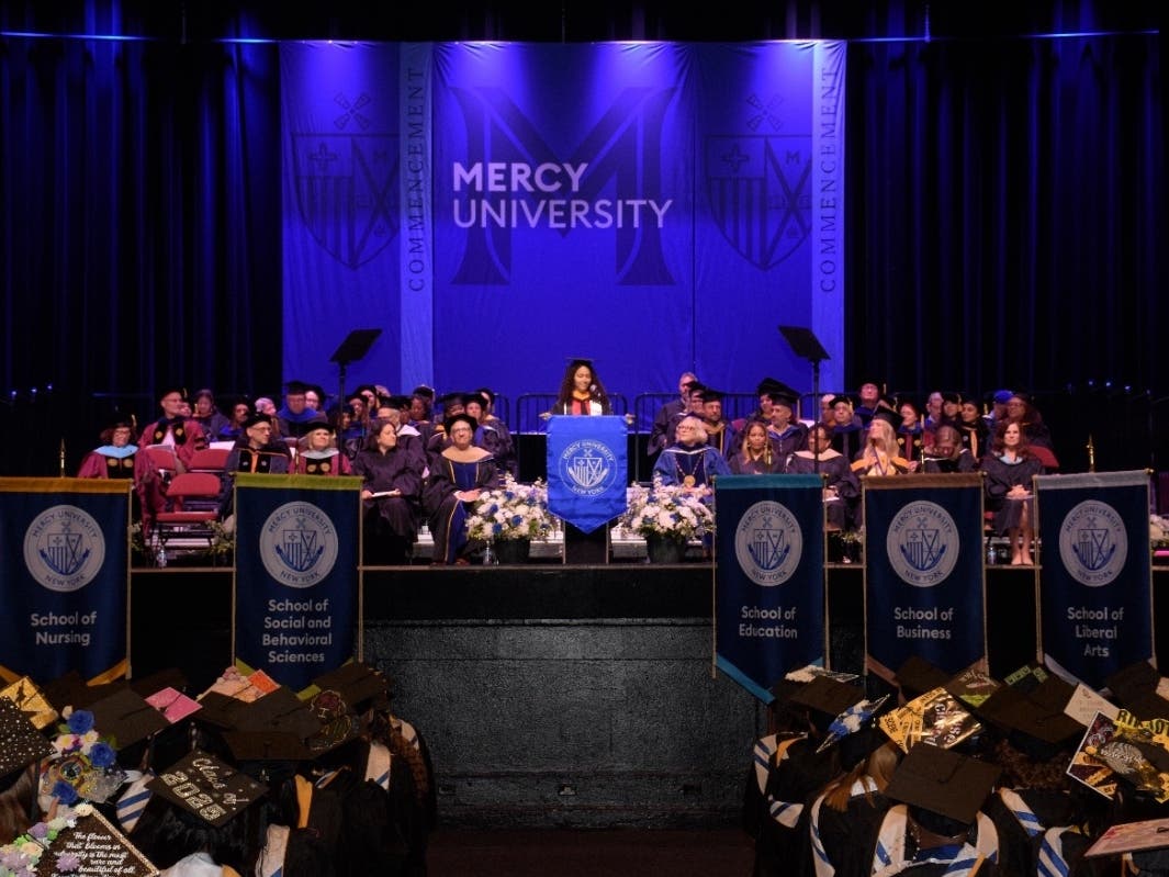 “This is a proud moment for our entire Mercy University community as we launch the Class of 2026 into their careers,"  Mercy University President Susan L. Parish said. 