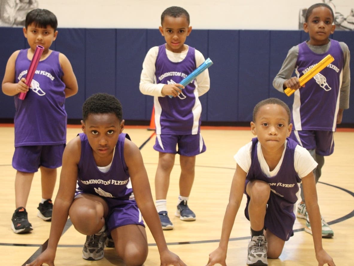 Participants train two to three times per week, learning track and field fundamentals while developing teamwork and perseverance, organizers said.