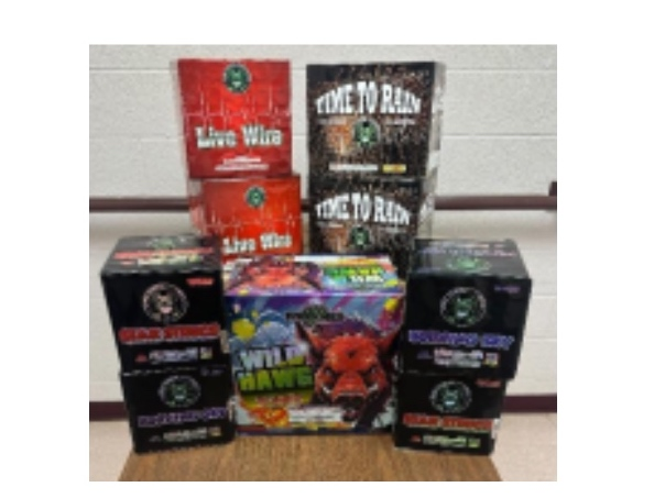 Officers recovered the fireworks involved in the transaction. The fireworks seized were valued at over $500, according to police.