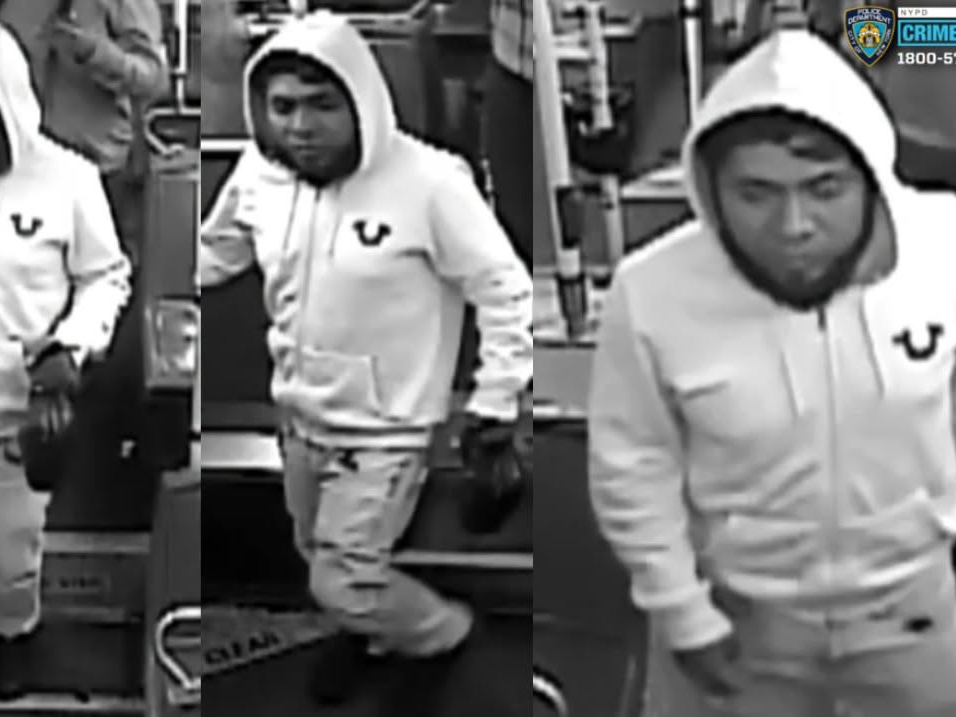 The 13-year-old girl was on a northbound BX9 MTA bus when she was approached by the suspect, according to NYPD Crimestoppers.