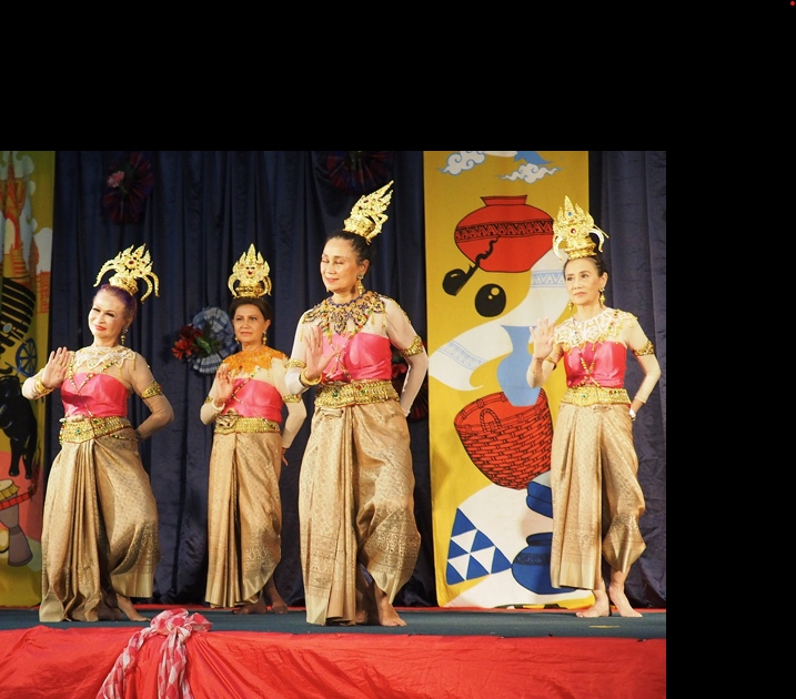Dancers from Thai NY Life showcase the vibrant traditions and regional diversity of Thailand during the opening performance of the New Rochelle Public Library's International Music and Dance Festival.