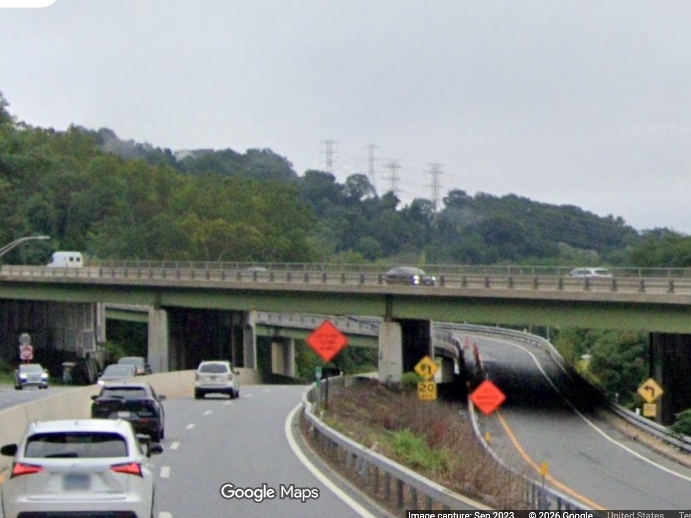 The Westchester County Police Department says that several patrol officers and EMS responded to the southbound lanes of the Saw Mill River Parkway after receiving a report of a construction worker falling off the Taconic State Parkway overpass.