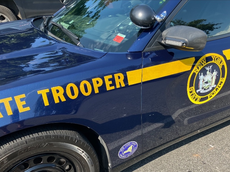 During an inventory conducted before the vehicle was impounded, troopers found a loaded, privately made .40-caliber handgun in the car, NYSP said.