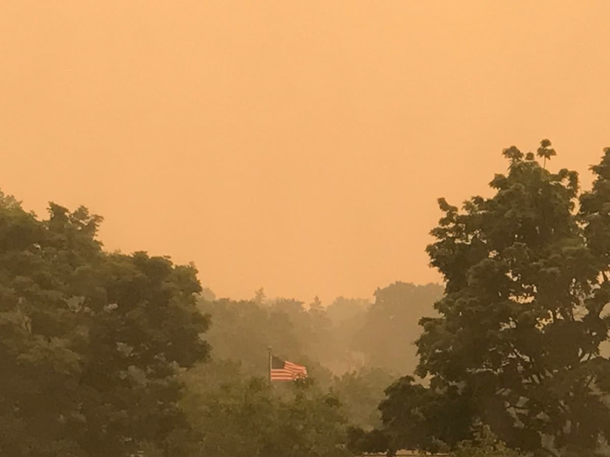 Visible haze from Canadian wildfires is expected to return today.