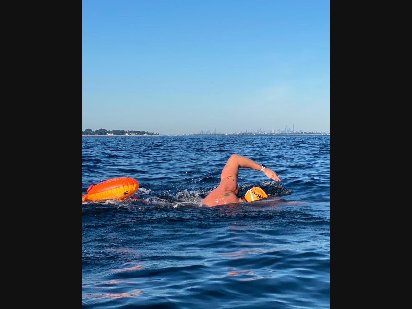 For Harrell, his connection to Swim Across America is 25 years in the making. He originally started swimming with Swim Across America in 2001, when he was a student at Iona Prep and swam with the Badger Swim Club.