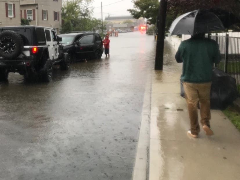 Up to 5 inches of rain is possible in a short span of time.