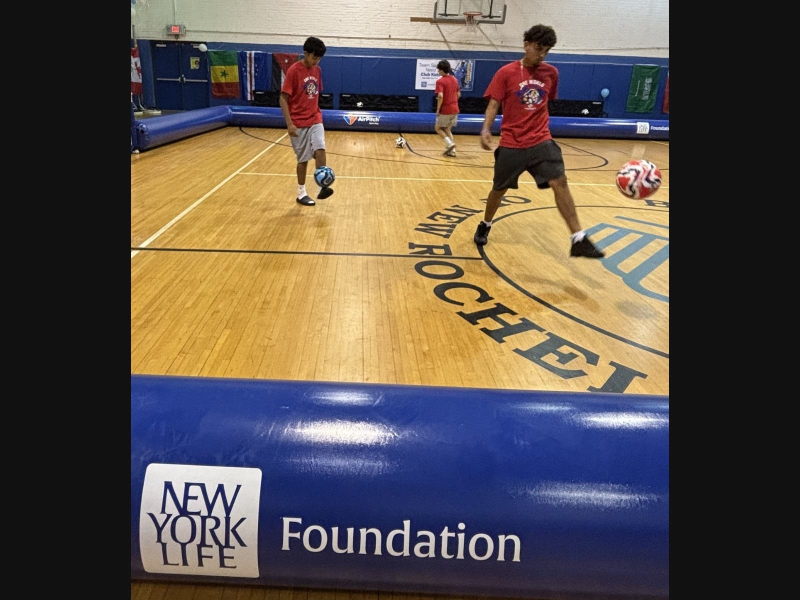 The fun included soccer clinics, freestyle soccer play, games, art activities, esports and a viewing of the championship match.