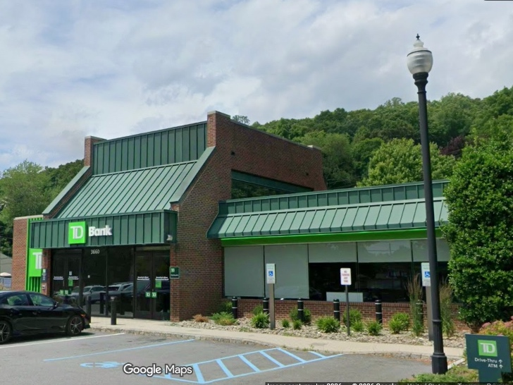 On Thursday, at 11:44 a.m., Yorktown police responded to the TD Bank at 3660 Lee Road on a report of a strong-arm robbery.