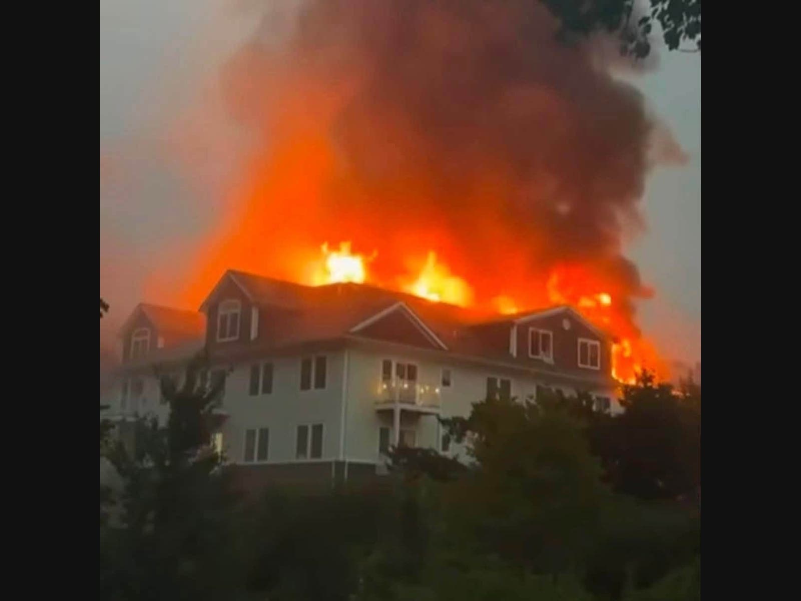 The Westchester County Department of Emergency Services Cause & Origin Team determined the fire was caused by an “Act of Nature,” the department said, identifying a direct lightning strike to the roof near roof-mounted air-conditioning units.