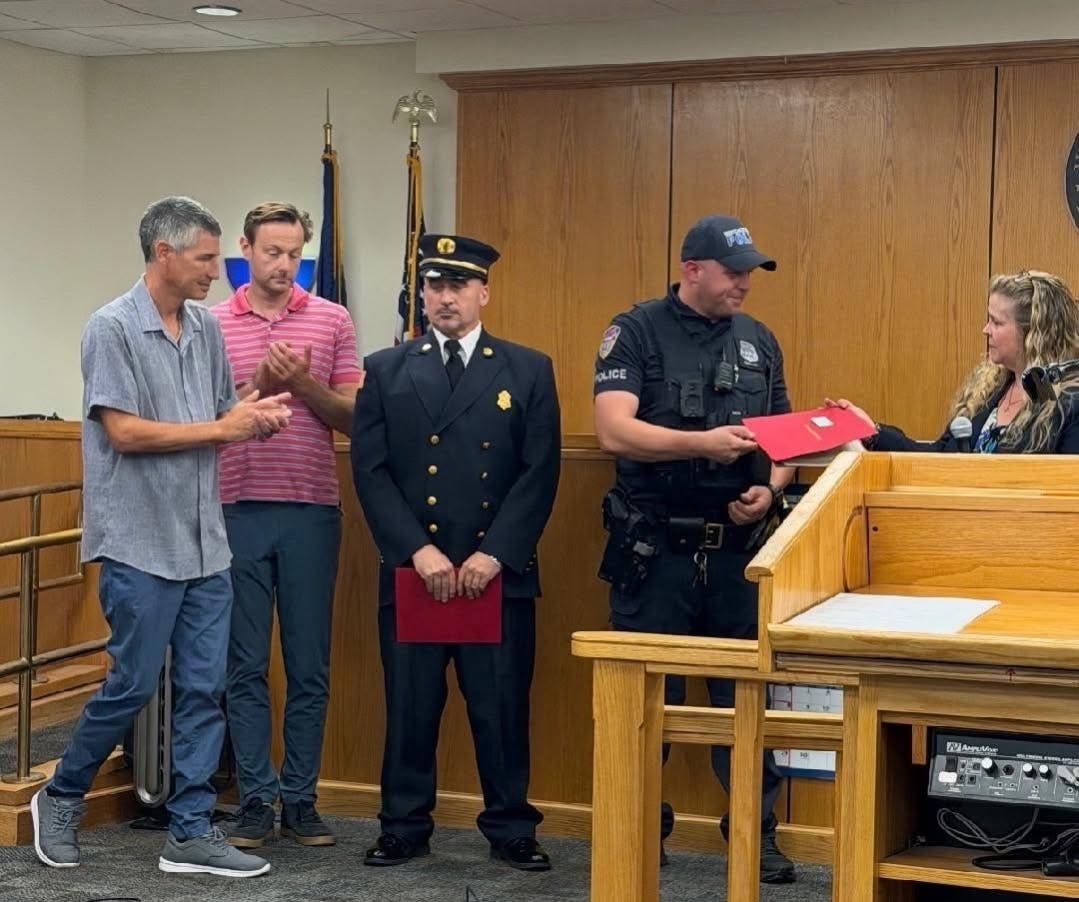 "I truly believe that their actions saved lives that evening," Assistant Chief Joseph Rinaldi told the Ossining Town Board.