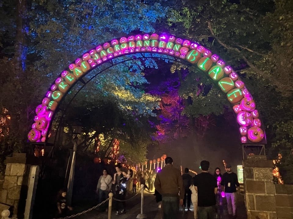 The Great Jack O’Lantern Blaze will run for 44 nights at Van Cortlandt Manor in Croton-on-Hudson from Sept. 18 through Nov. 8.