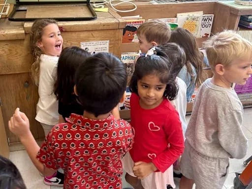 These budding detectives traveled throughout the building in search of the grumpy and funny Pigeon from Mo Willems’ book "The Pigeon HAS to Go to School!"