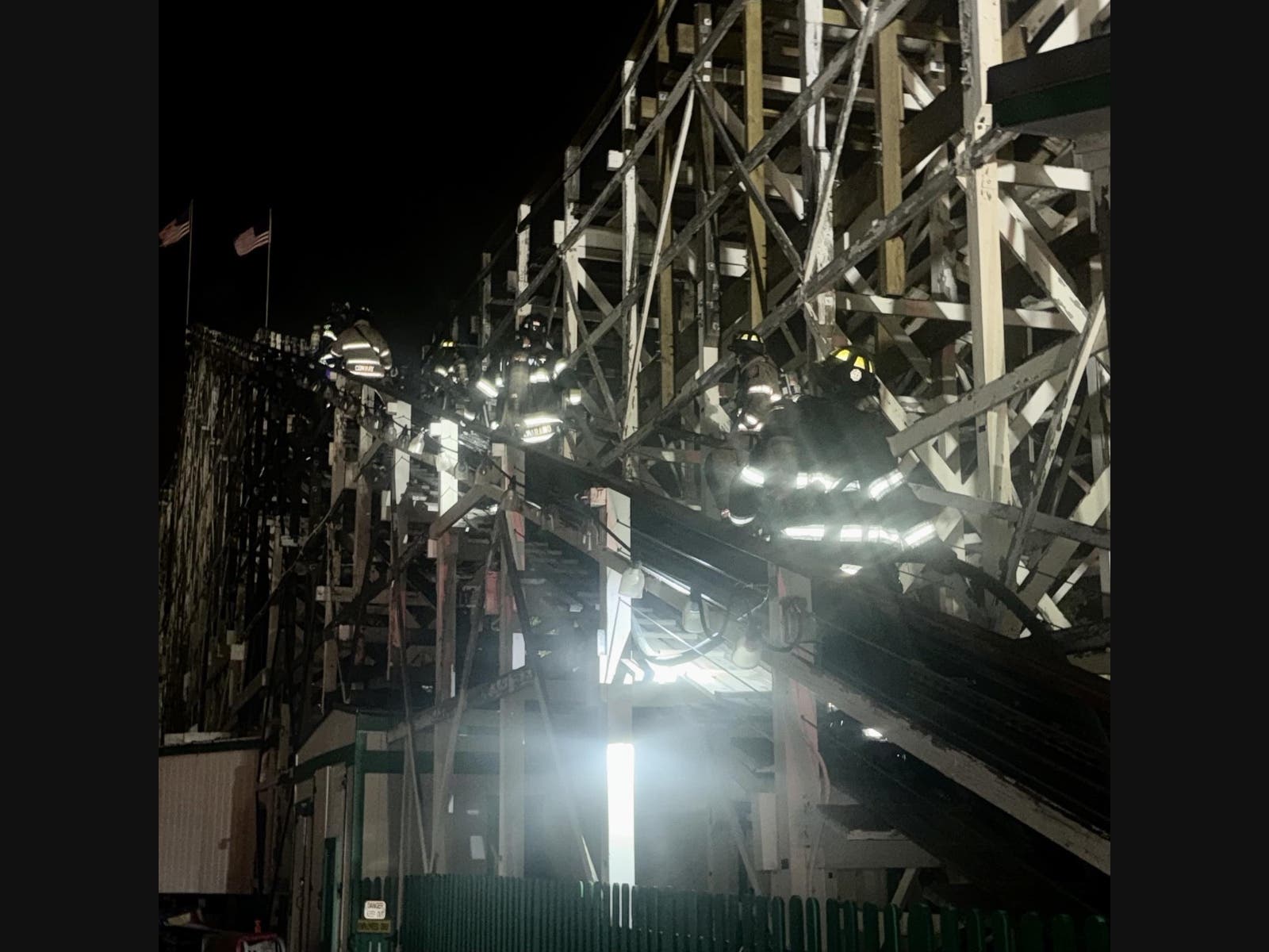 “Playland’s beloved Dragon Coaster was slightly damaged last night during what appears to have been an electrical fire," Westchester County Executive Ken Jenkins said in a statement.