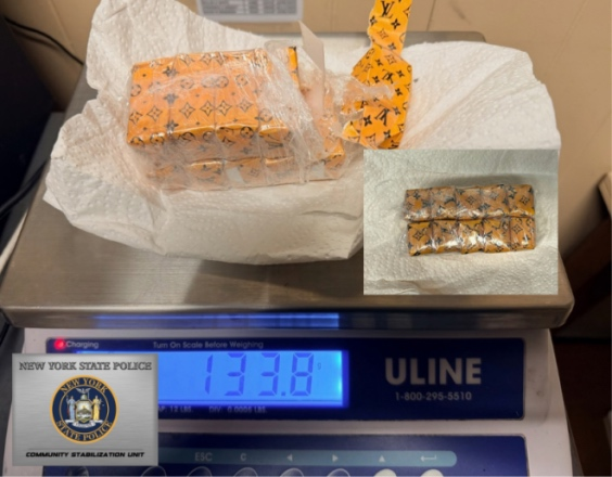 A search of the vehicle revealed approximately 500 glassine envelopes containing heroin, troopers said.