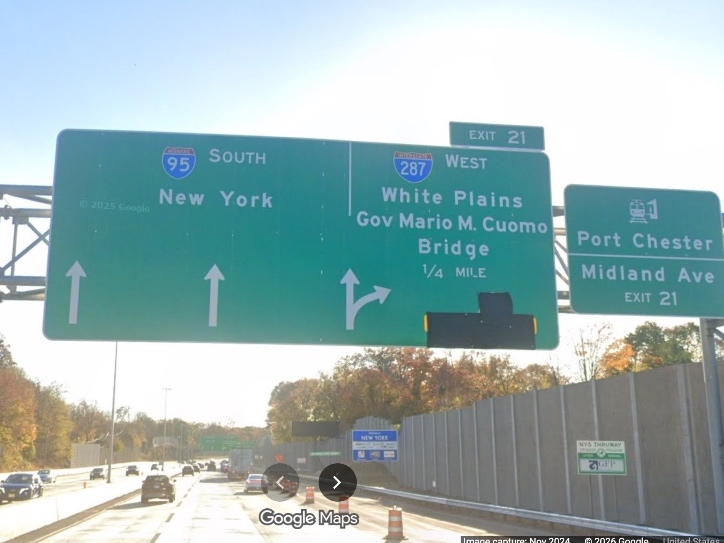 New York State Police in New Rochelle responded to a two-vehicle collision with injuries near mile marker 14.8 on northbound Interstate 95 in Port Chester.