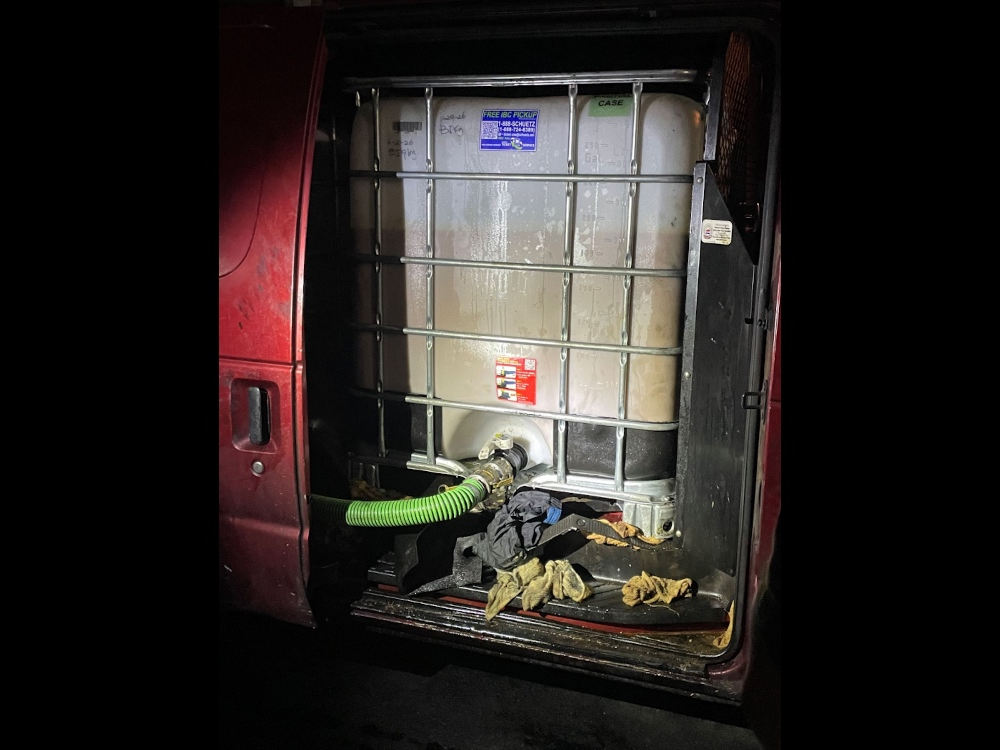 A stymied cooking oil theft in Westchester County led to a messy situation, according to state environmental officials.
