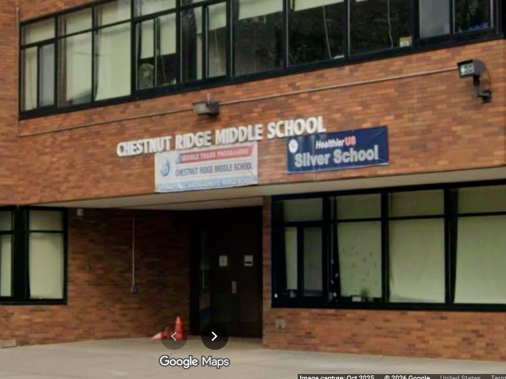 Ramapo police are investigating a bomb threat reported Wednesday afternoon at Chestnut Ridge Middle School, where students and staff were evacuated and taken to an off-site location.