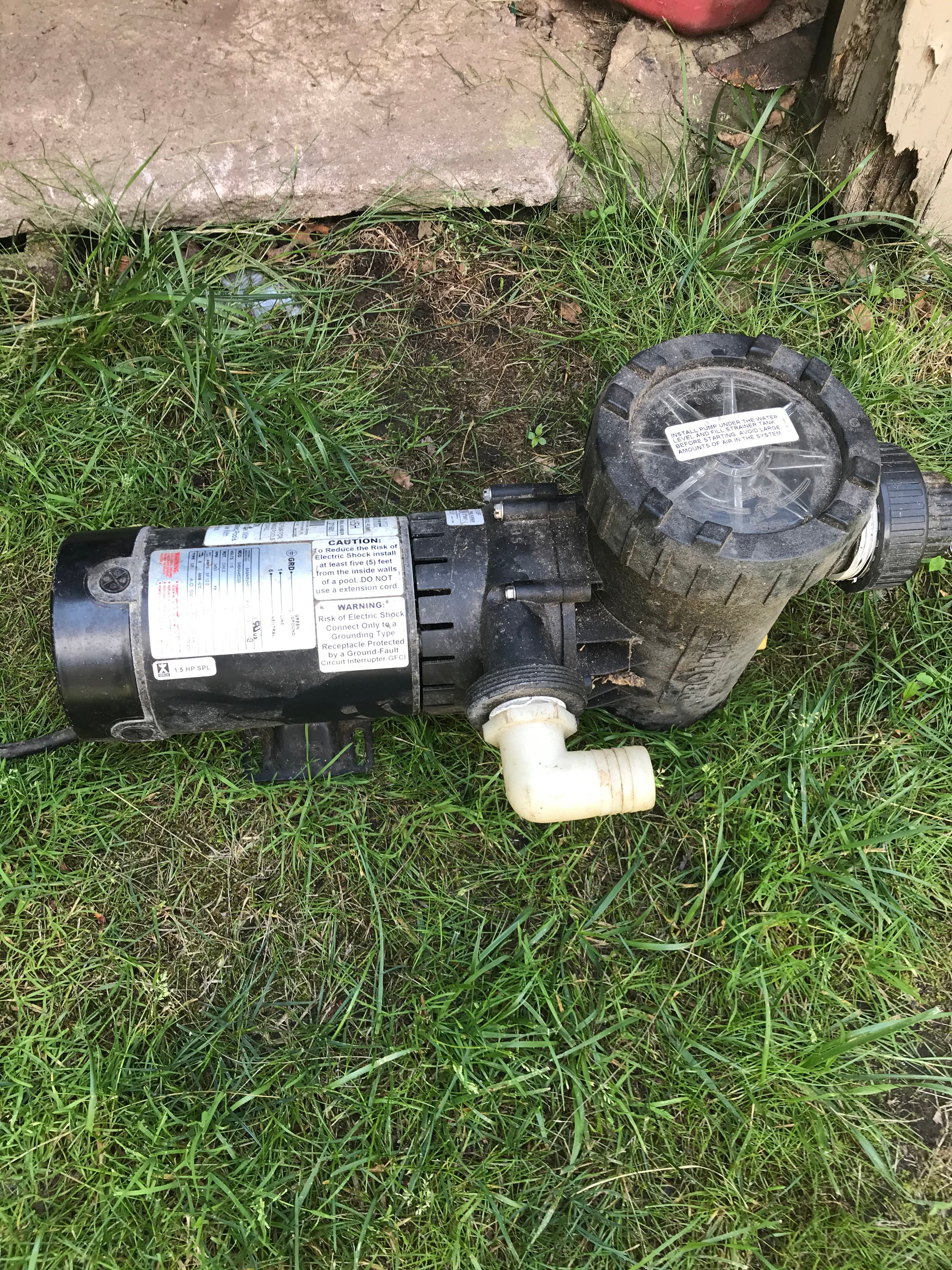 above ground pool pump