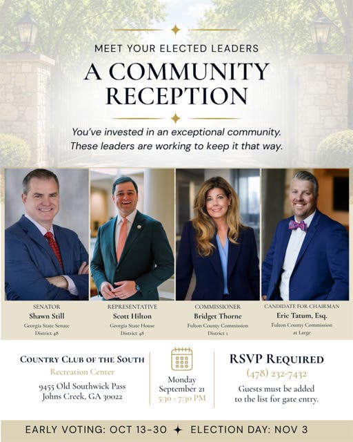 A Community Reception: Meet Your Elected Leaders