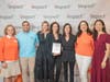 Impact FFC's Co-Presidents with FITB's Estephen Restrepo, Community Outreach Coordinator; Kristin Thomas, Grant Writer, Board Member; Tina Kramer, Co-Founder, President; Shawnee Knight, Co-Founder, President; Roseann Conheeny, Holiday Backpack Coordinator