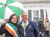 Wendy Mitchell, 2022 Danbury Lady Hibernian of the Year, Richard Hawley, 2022 Danbury Mens Hibernian of the Year.