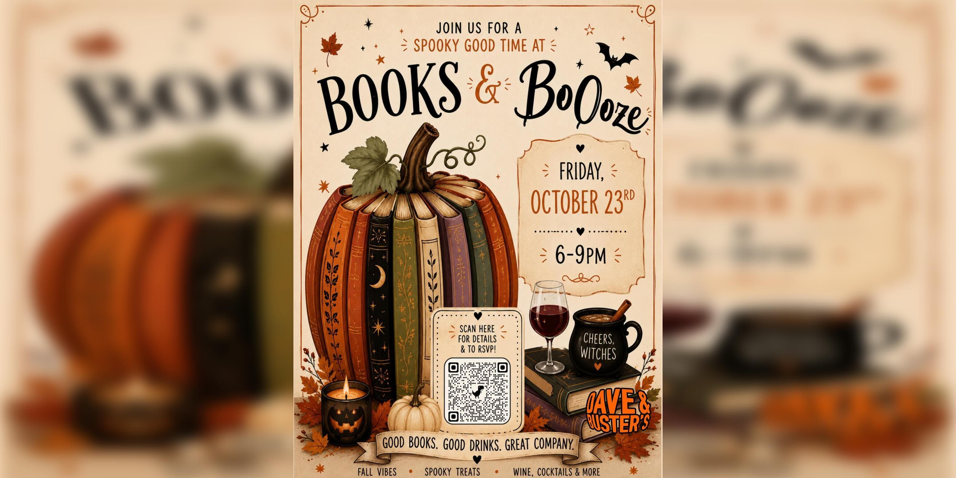 Books & BoOoze: Stories, Spirits & Sips