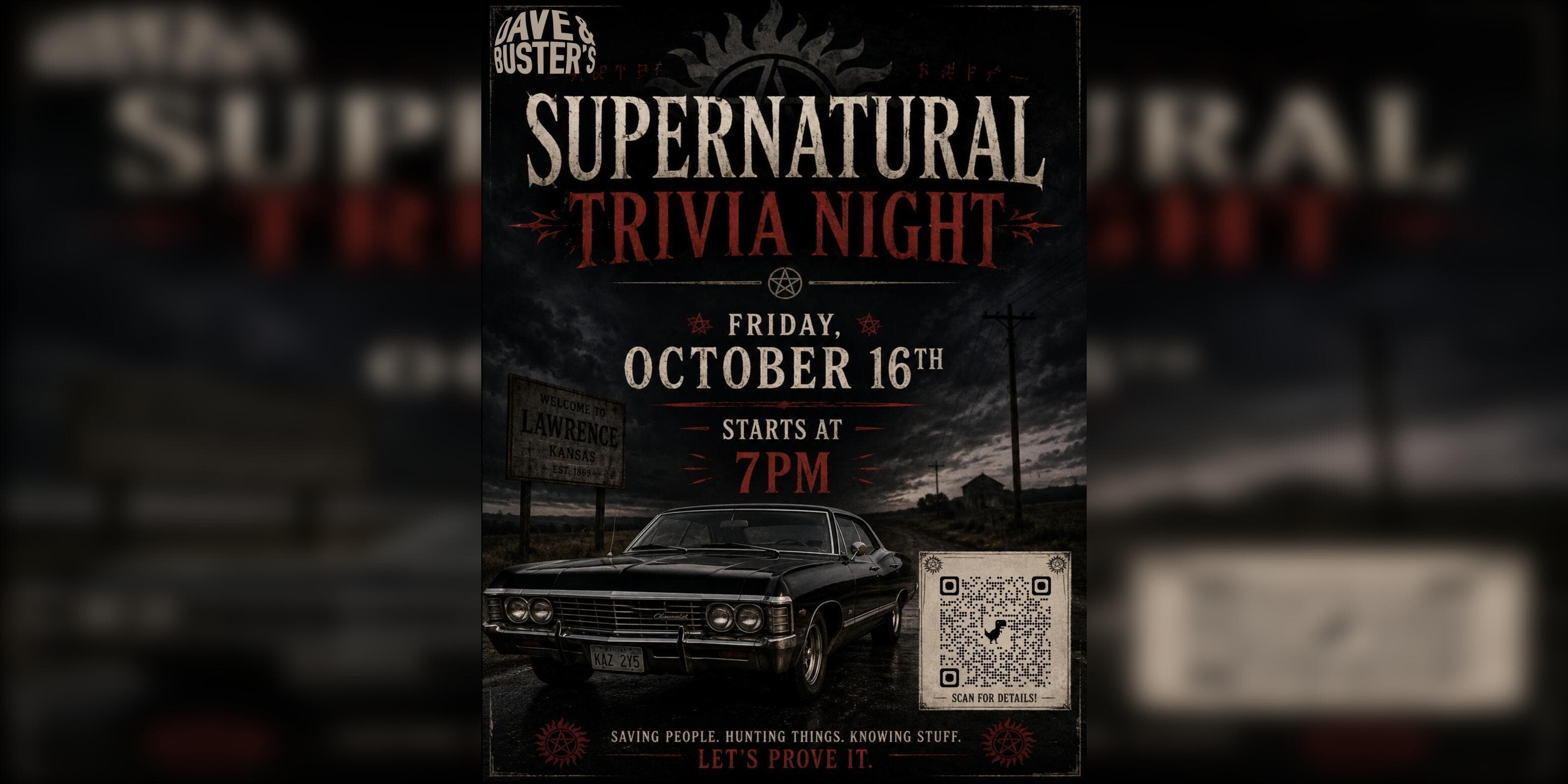 Supernatural Themed Trivia Night