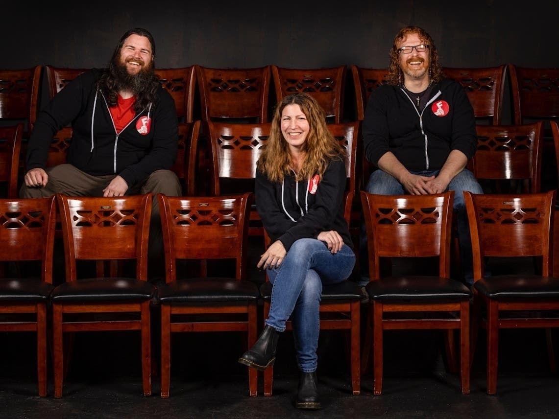 (L to R) Phil Claudnic, Shannon O'Neill, Timothy C. Amos