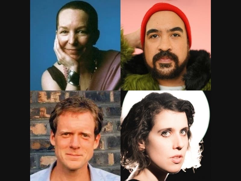 Top row: (L to R) Pearl Cleage and Mikael Burke
Bottom row: (L to R) John Kolvenbach and Marti Lyons