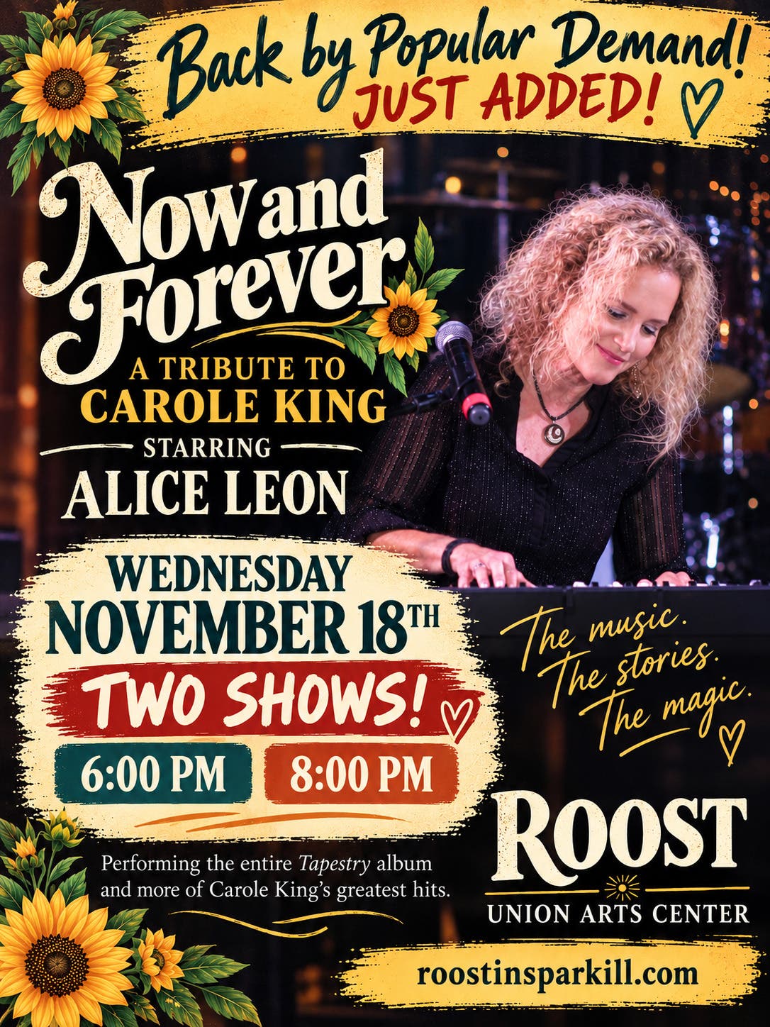 Now and Forever: A Tribute to Carole King Starring Alice Leon