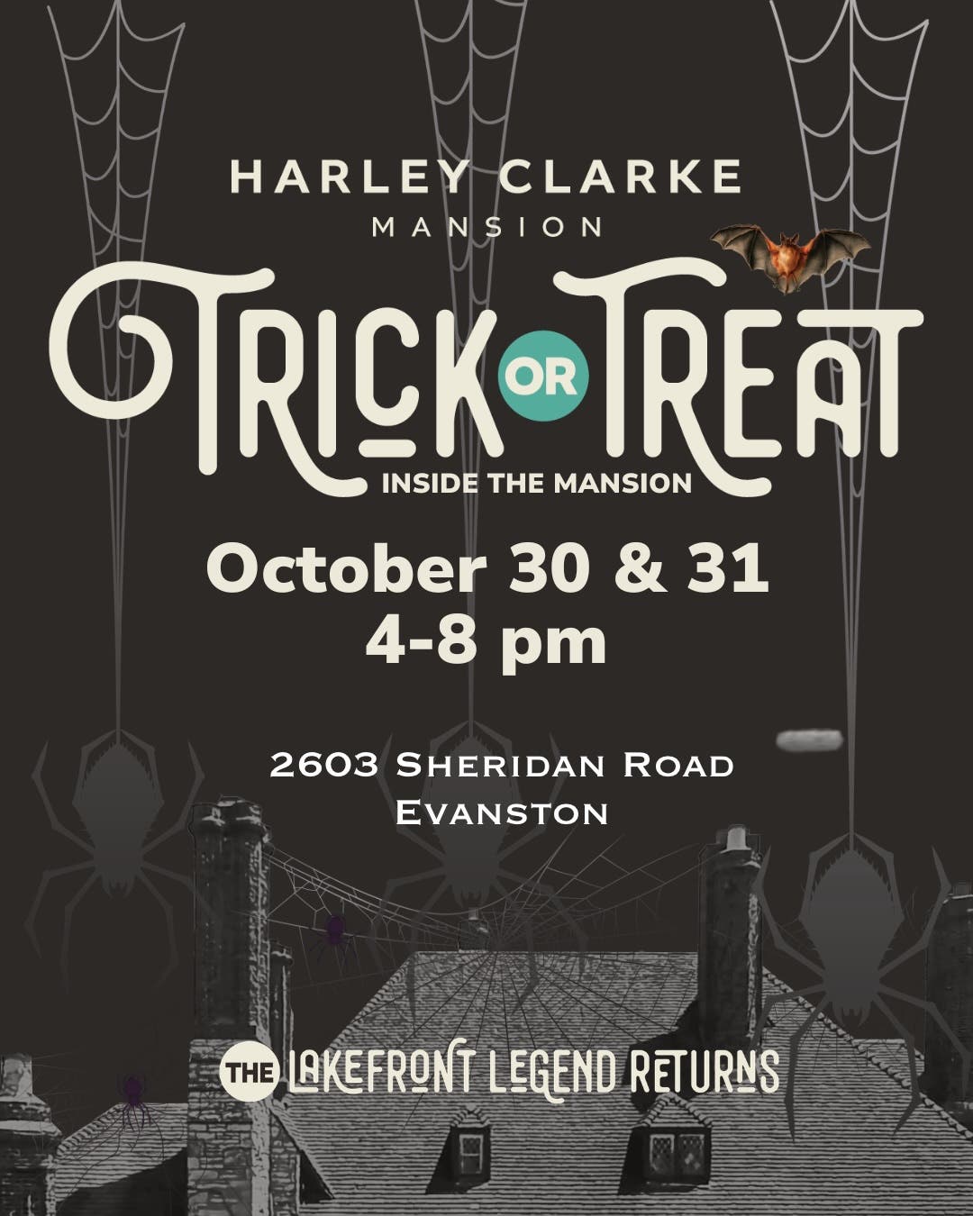 “Haunted” Harley Clarke Mansion Opens Long-Shuttered Doors for Halloween Trick-Or-Treating